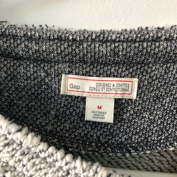 ⭐️NWOT Gap 100% Cotton Grey Moto Jacket - Picture 8 of 12